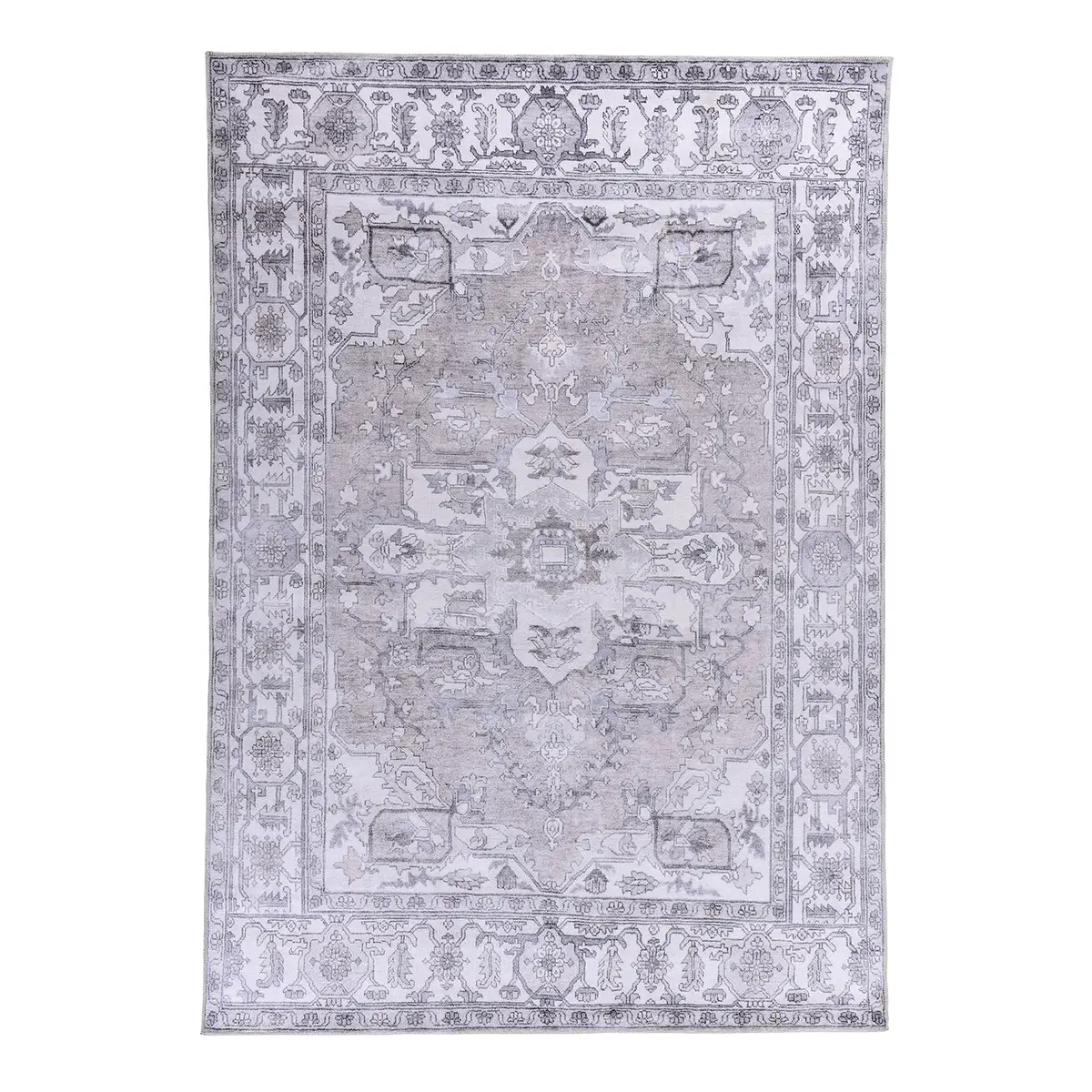 Kurzflorteppich Adara 121 Beige/Beige 160 x 230cm | Beige