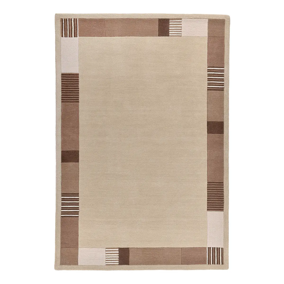 Wollteppich Royal Nepali 3085 Beige/Beige 60 x 90cm | Beige