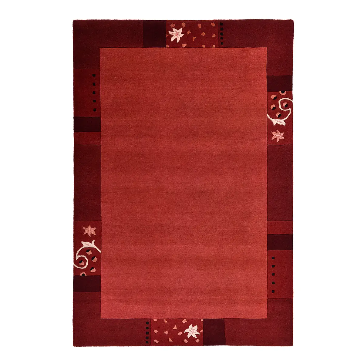 Wollteppich Royal Ganges | Rot