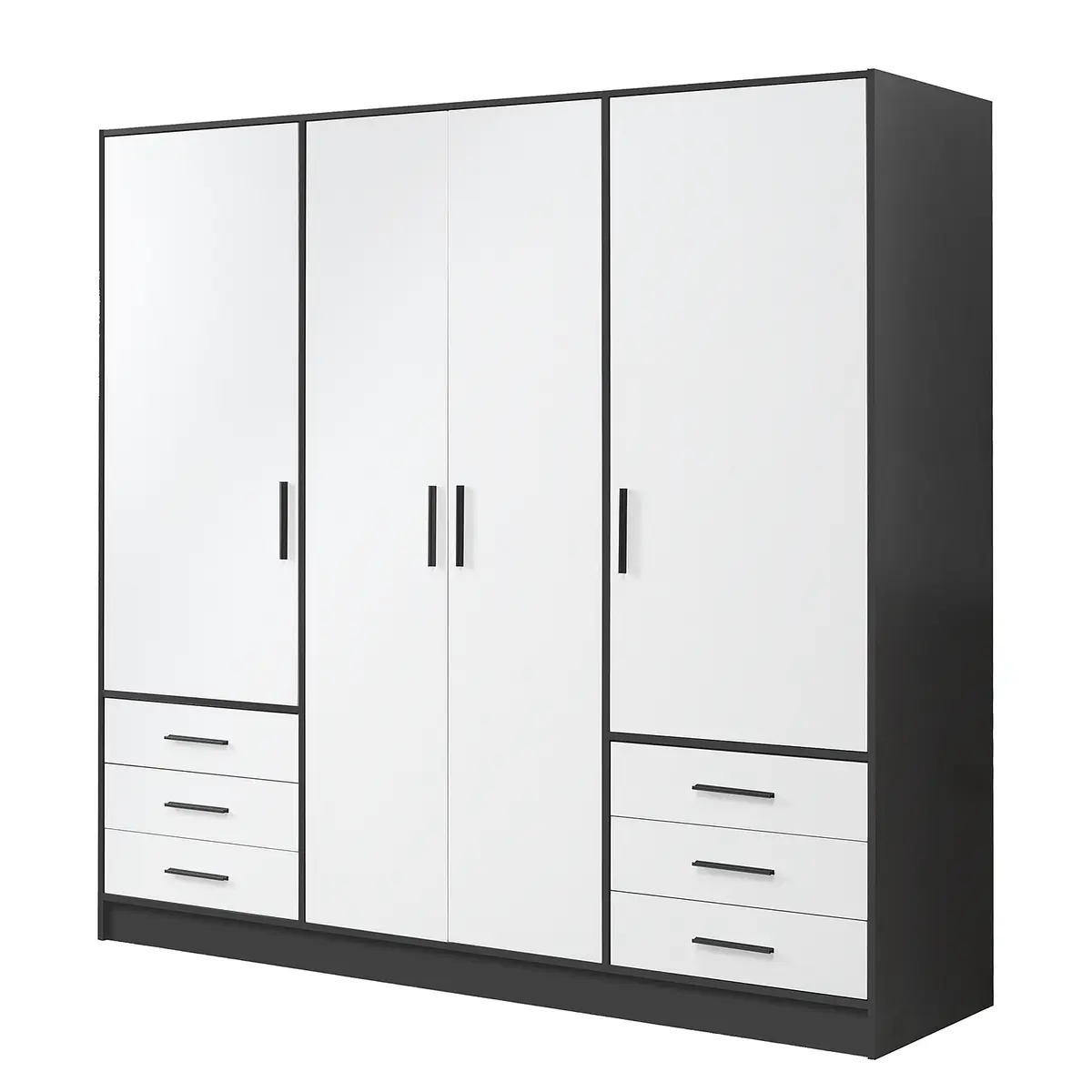Drehtürenschrank Mindelberg | Mehrfarbig