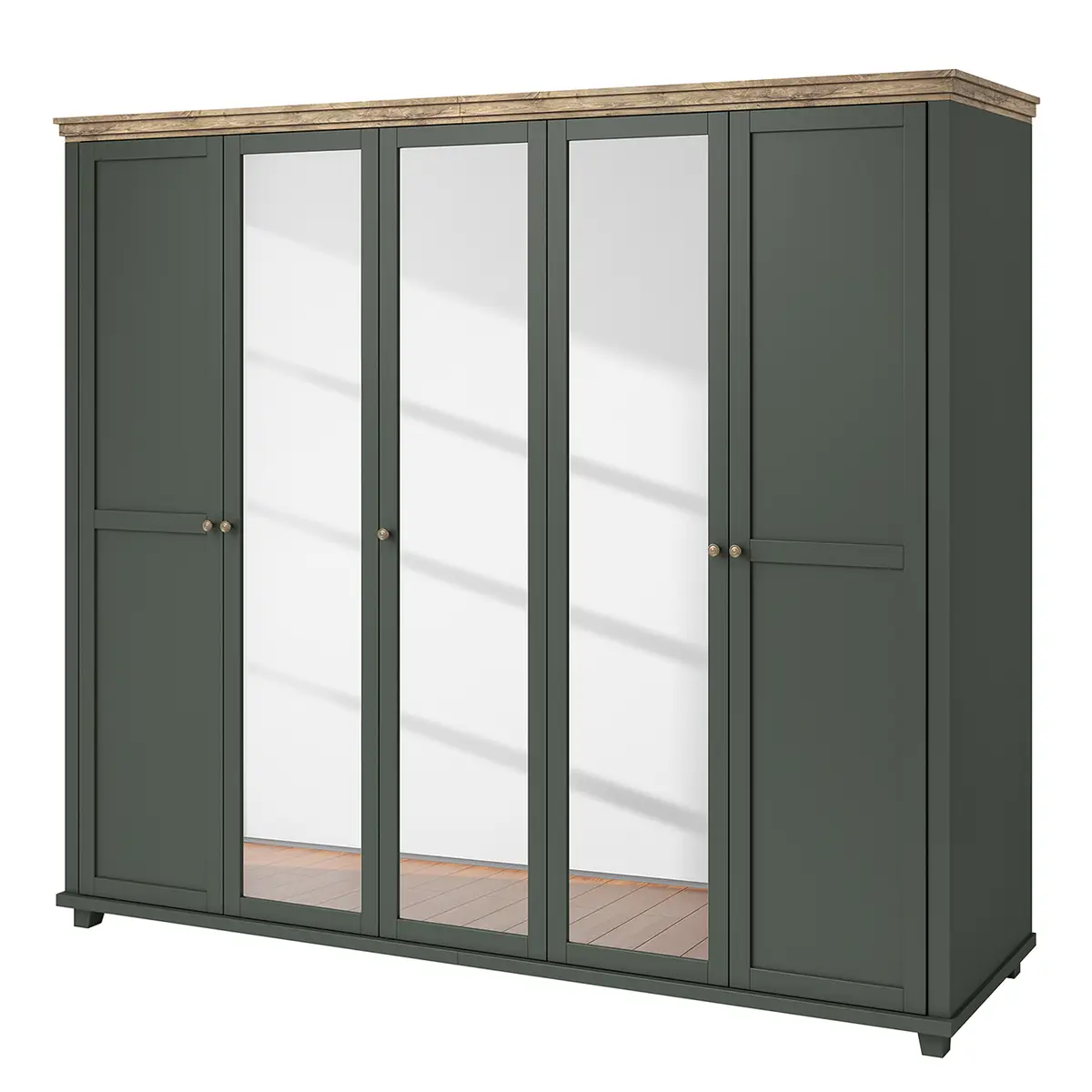 Drehtürenschrank Emmanuela | Grün