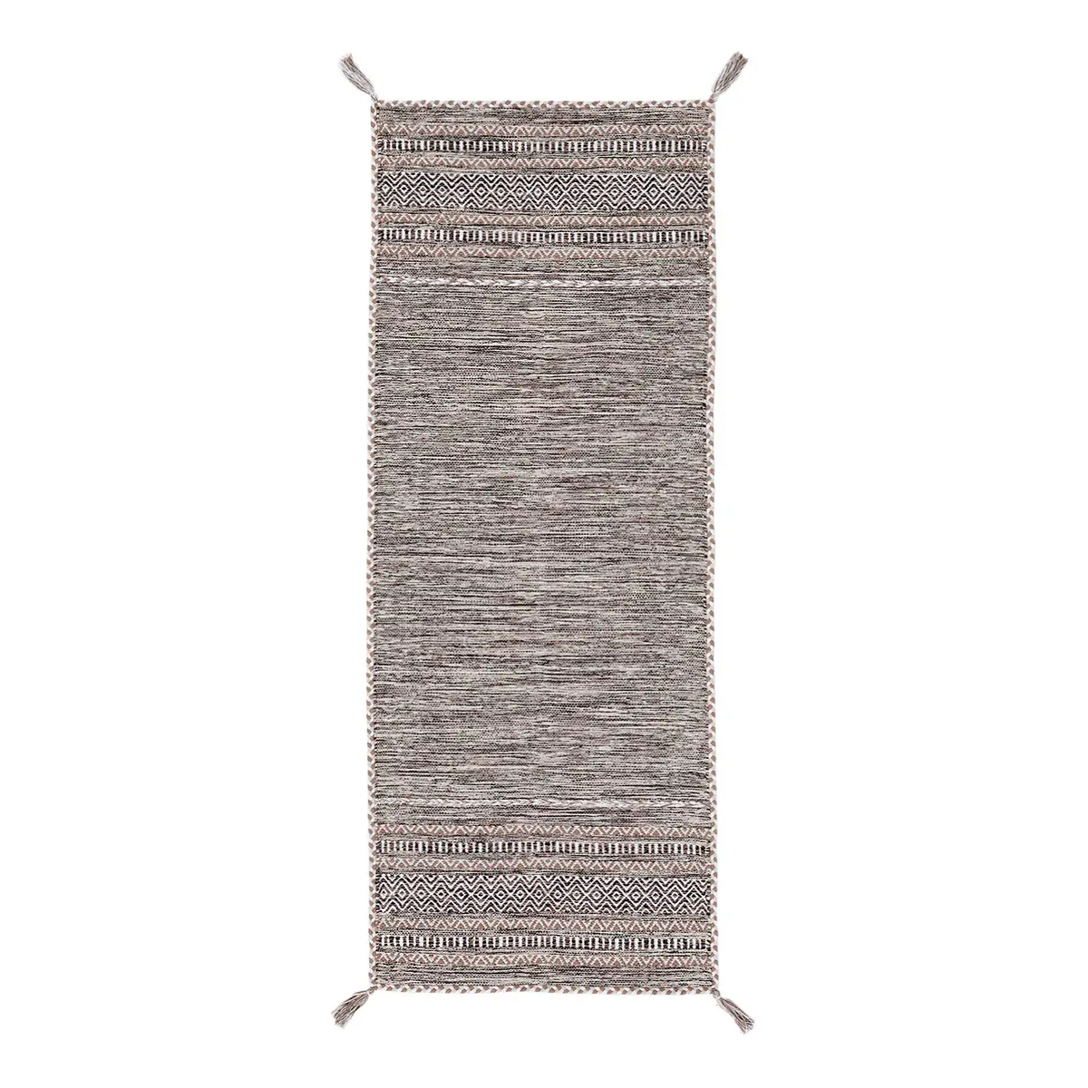 Läufer 80 x 350cm Beige/Beige | Beige
