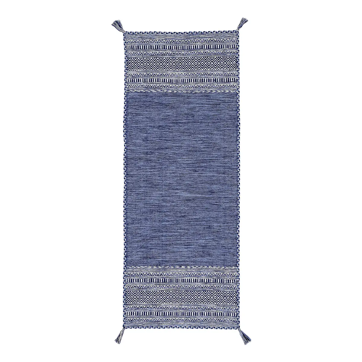 Läufer 80 x 300cm Blau/Blau | Blau