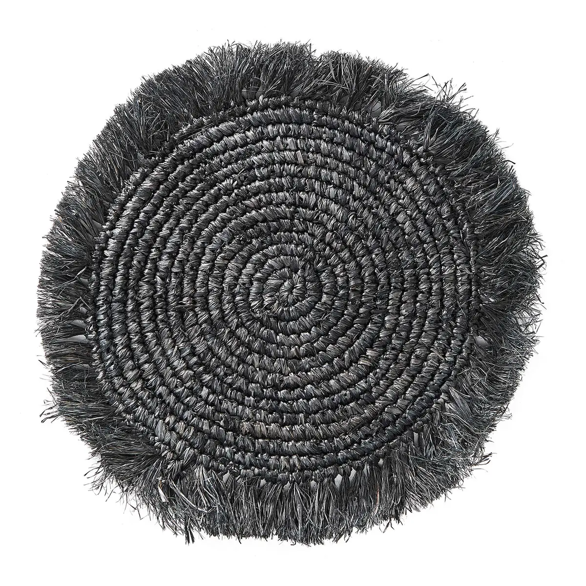 Tischset RAFFIA | Schwarz