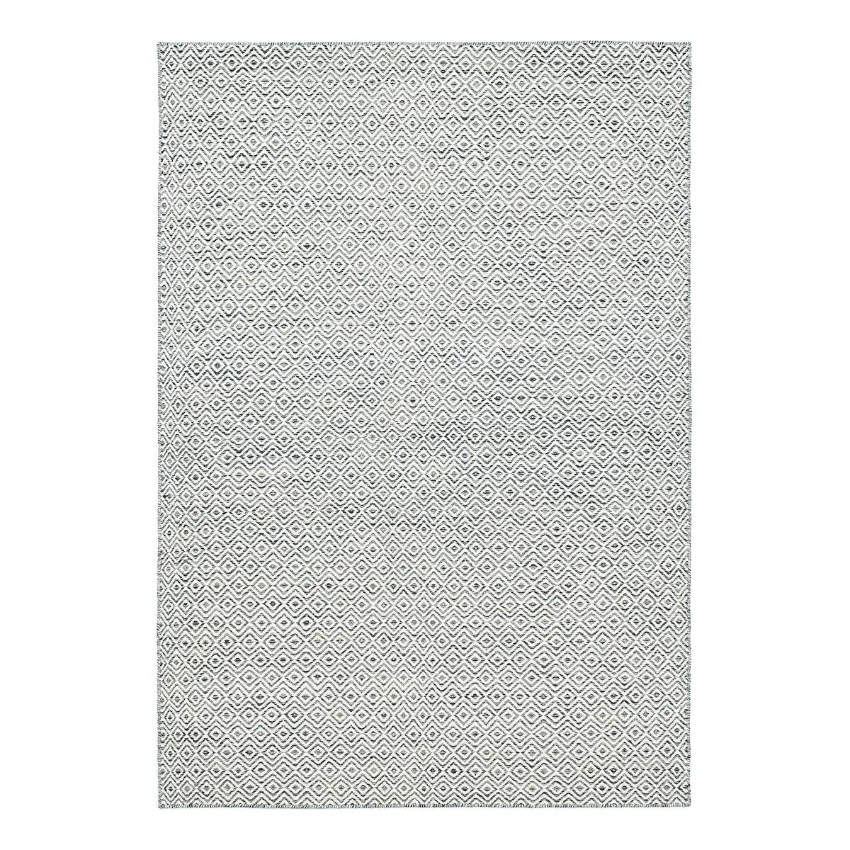 Wollteppich Trondheim IV Grau/Grau 160 x 230cm Wolle | Grau