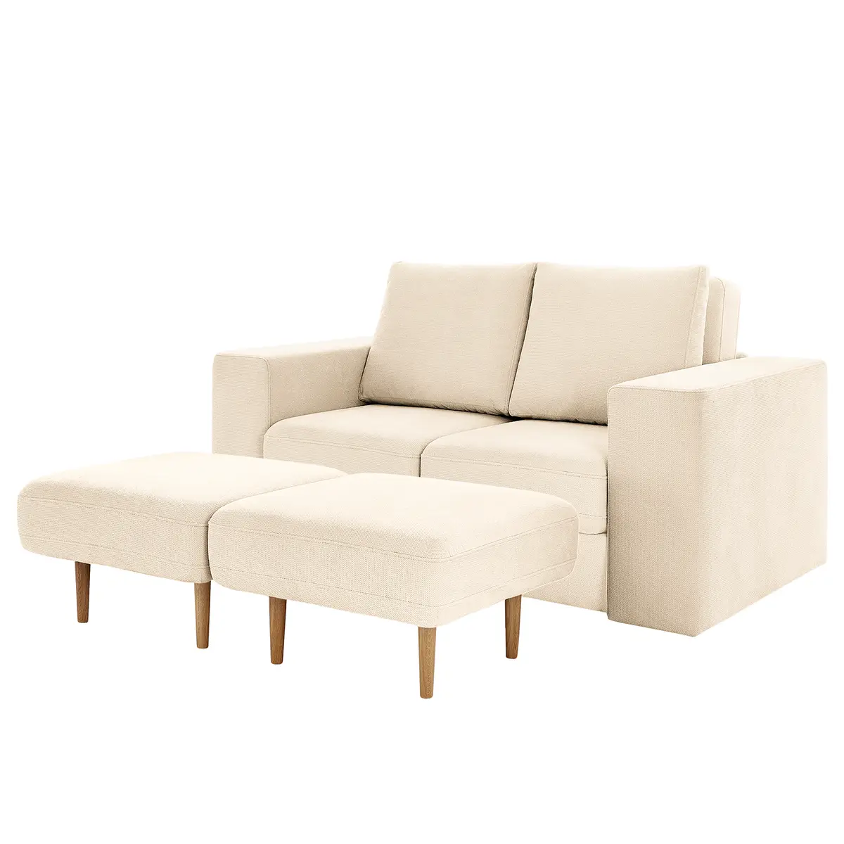 Sofa Looks-V1 2-Sitzer | Weiß