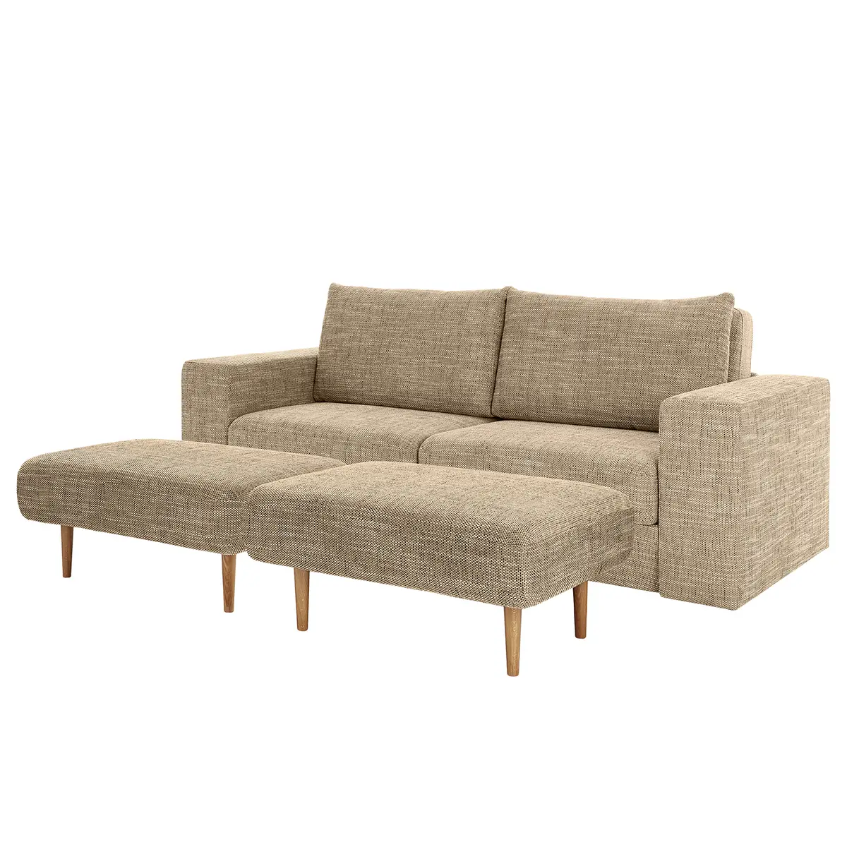 Sofa Looks-V1 3-Sitzer | Braun