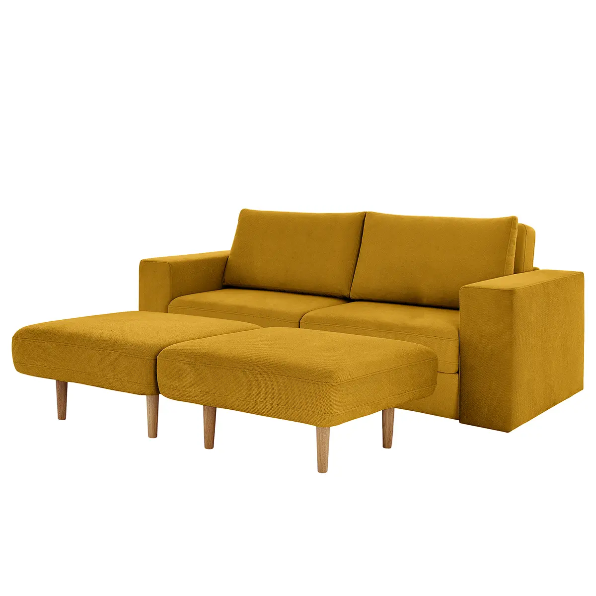 Sofa Looks-V1 3-Sitzer Gelb Microfaser Marta | Gelb