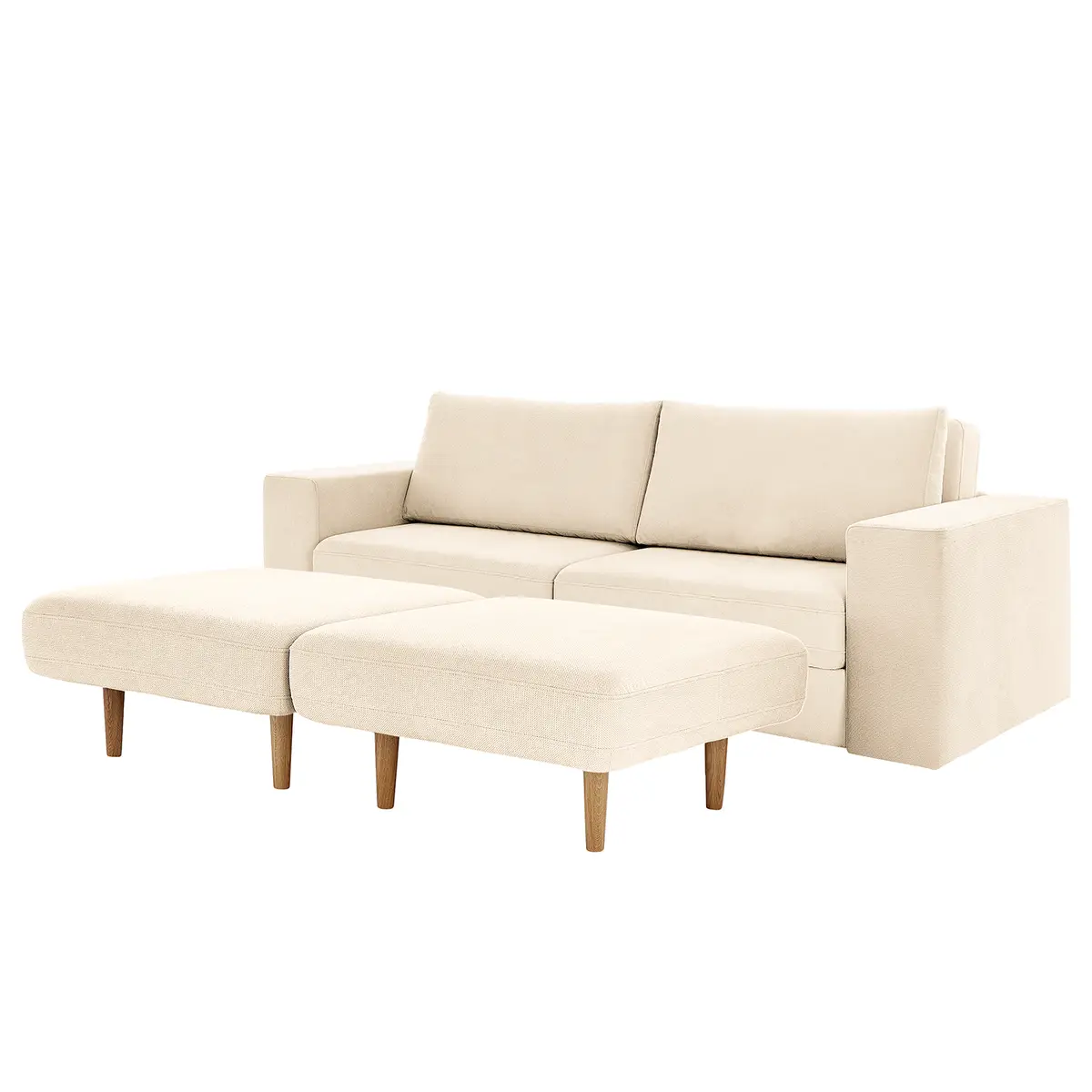 Sofa Looks-V1 3-Sitzer | Weiß