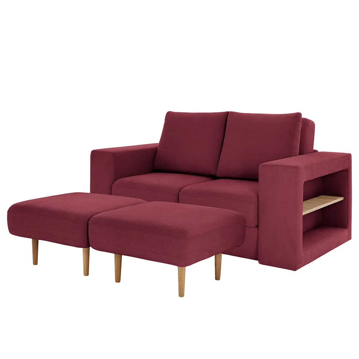 Sofa Looks V-2 2-Sitzer | Rot