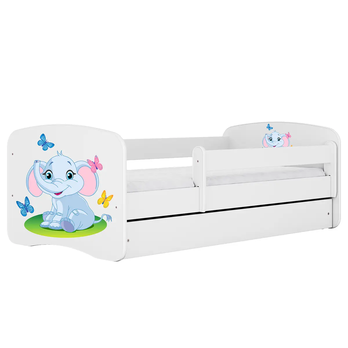 Kinderbett Elefant | Weiß