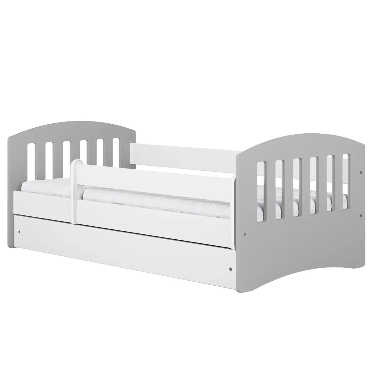 Kinderbett Classic 80x160cm | Grau