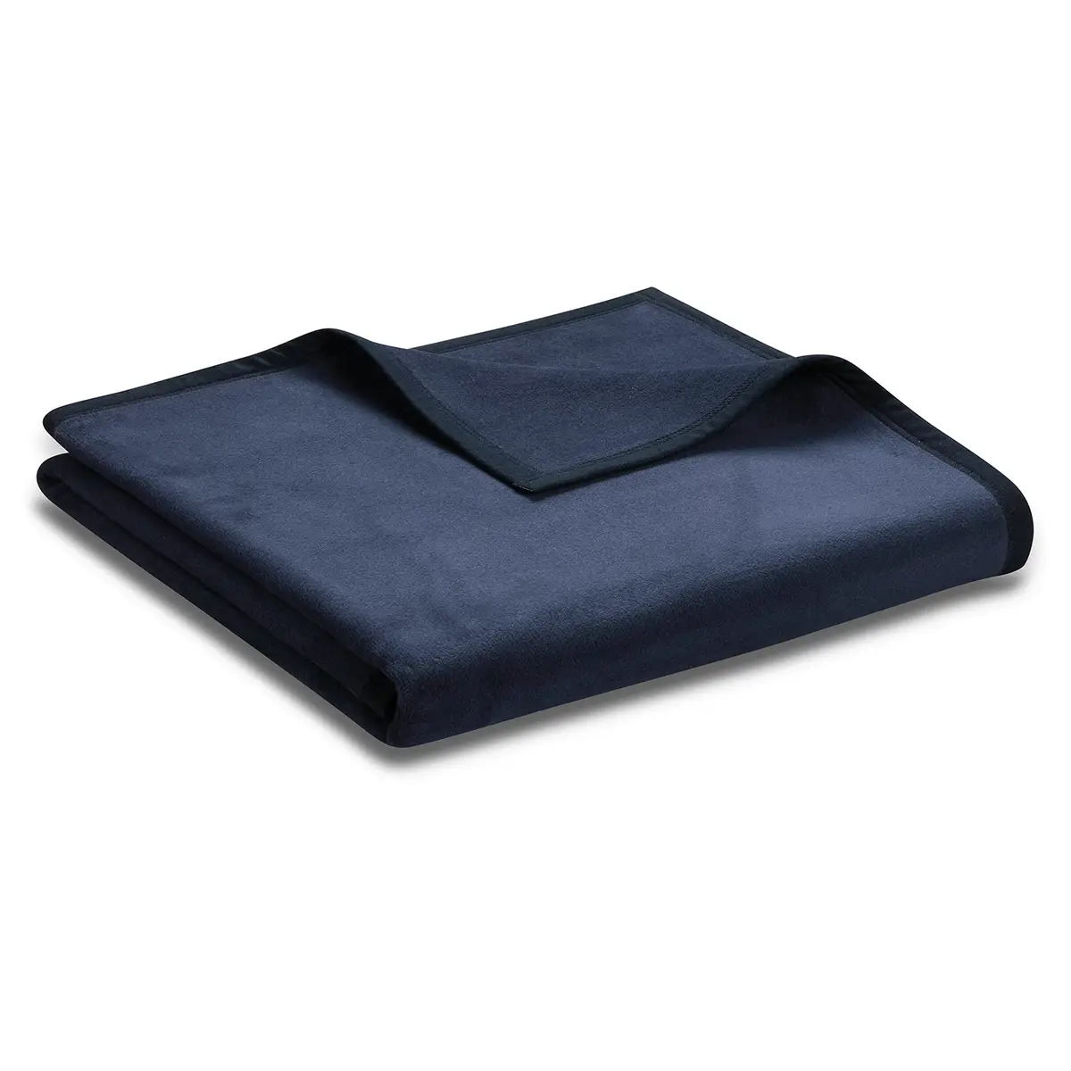 Plaid 150 x 200cm Blau/Dunkelblau Mischgewebe | Blau