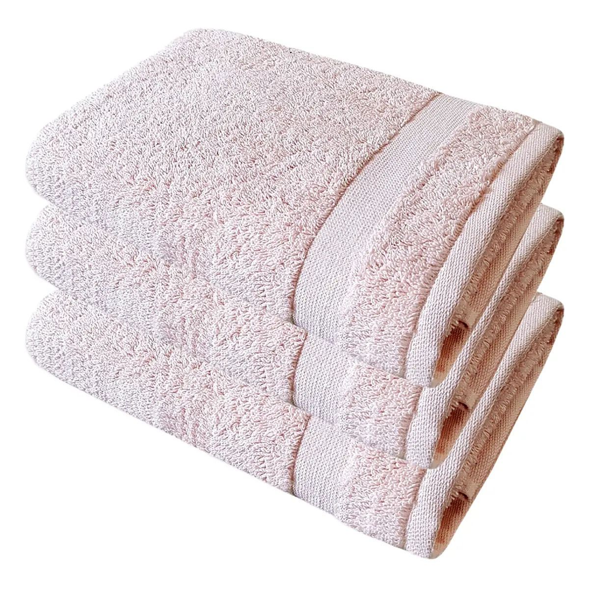 Gästehandtuch Organic Nature 3er-Set | Rosa