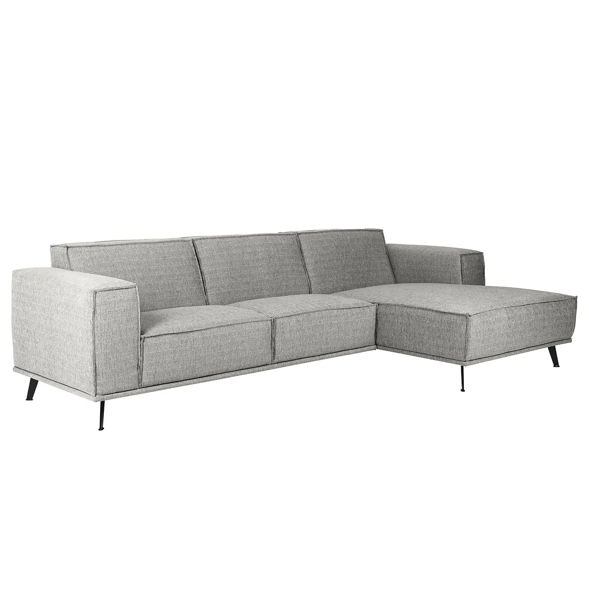 Ecksofa Pernu I | Silber