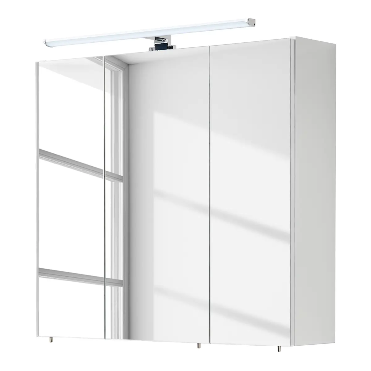 Spiegelschrank Quickset 360 75cm Weiß | Weiß