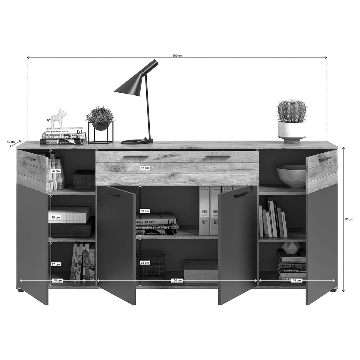 Sideboard Yukon II kaufen home24