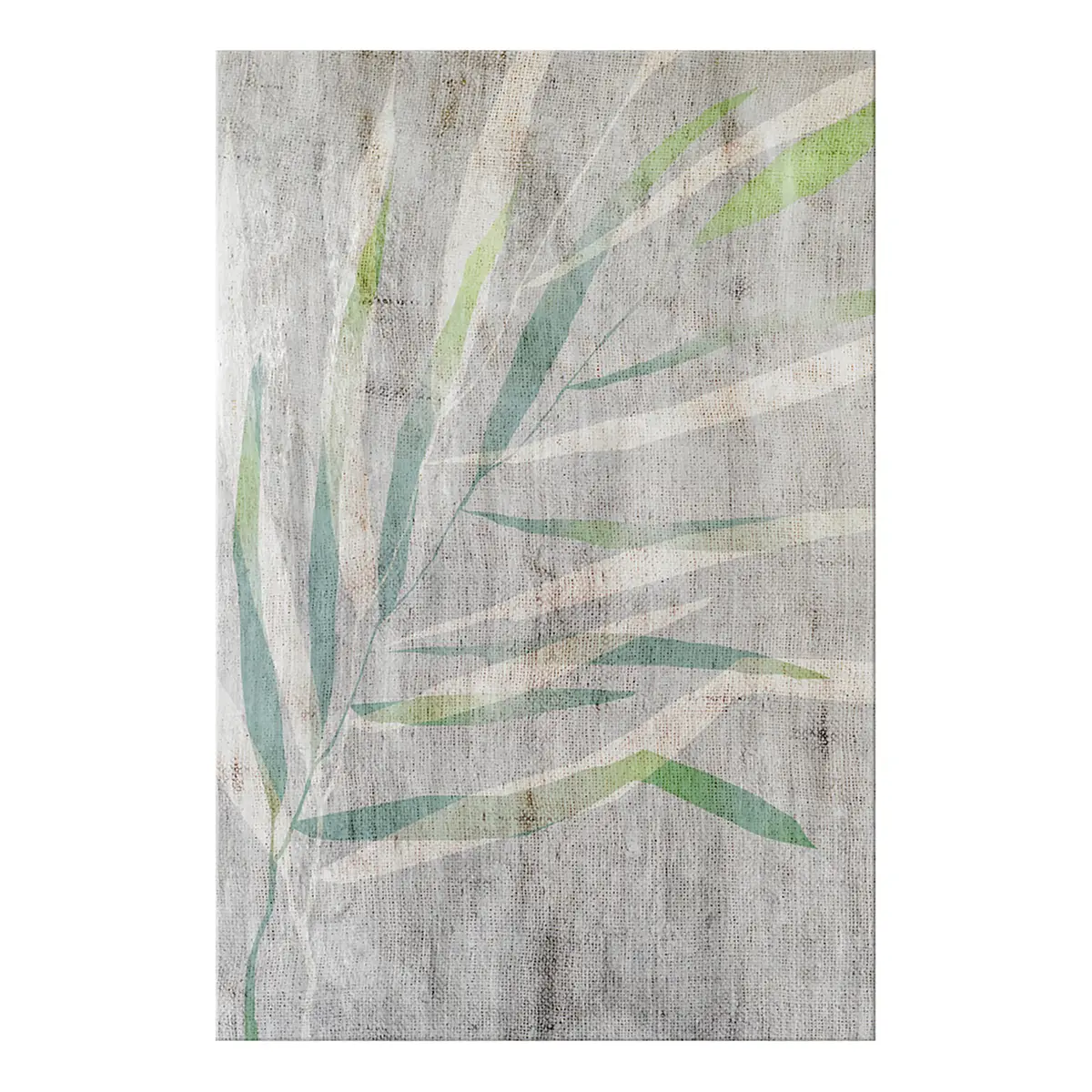 Wandbild Chamedora Leinen Grau | Grau
