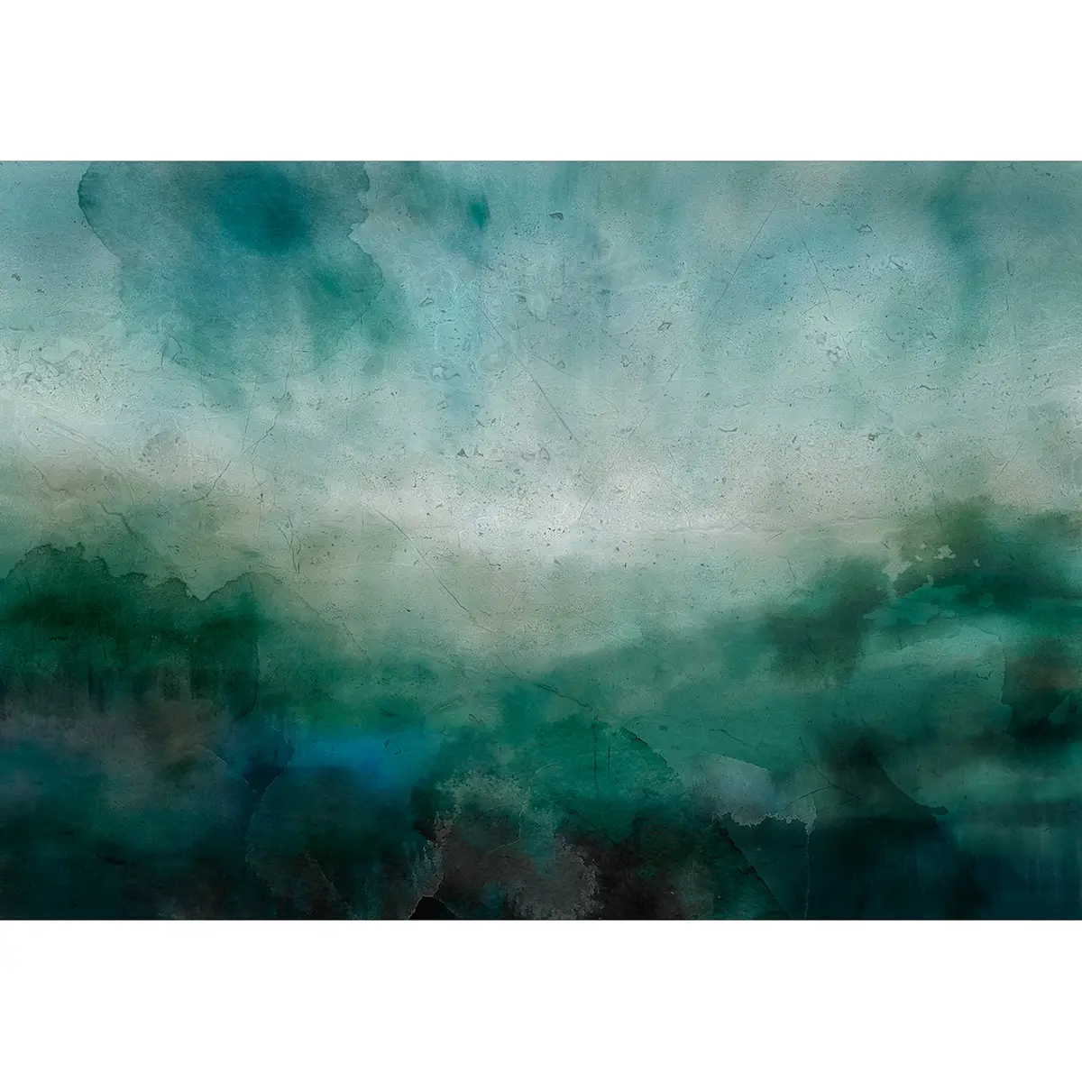 Vlies Fototapete Malachite Landscape | Grün