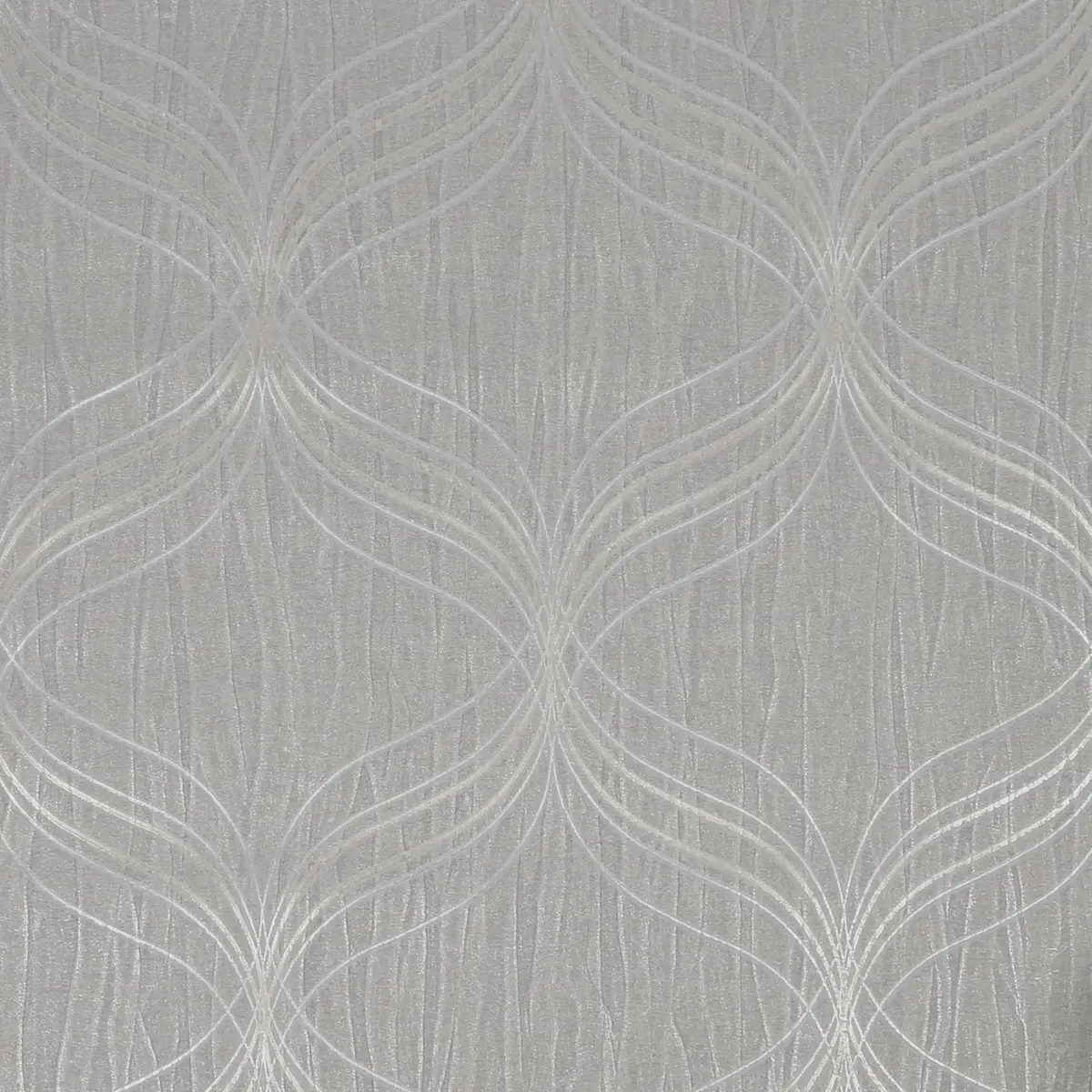 Vliestapete Optical Geo | Silber