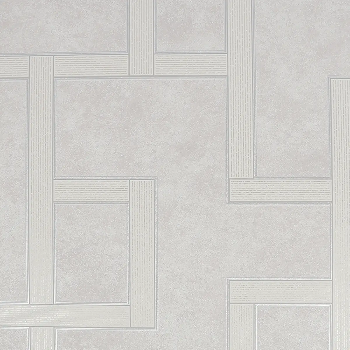 Vliestapete Gilded Greek Key | Grau
