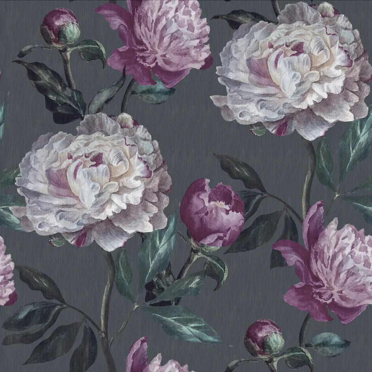 Vliestapete Peony | Pink