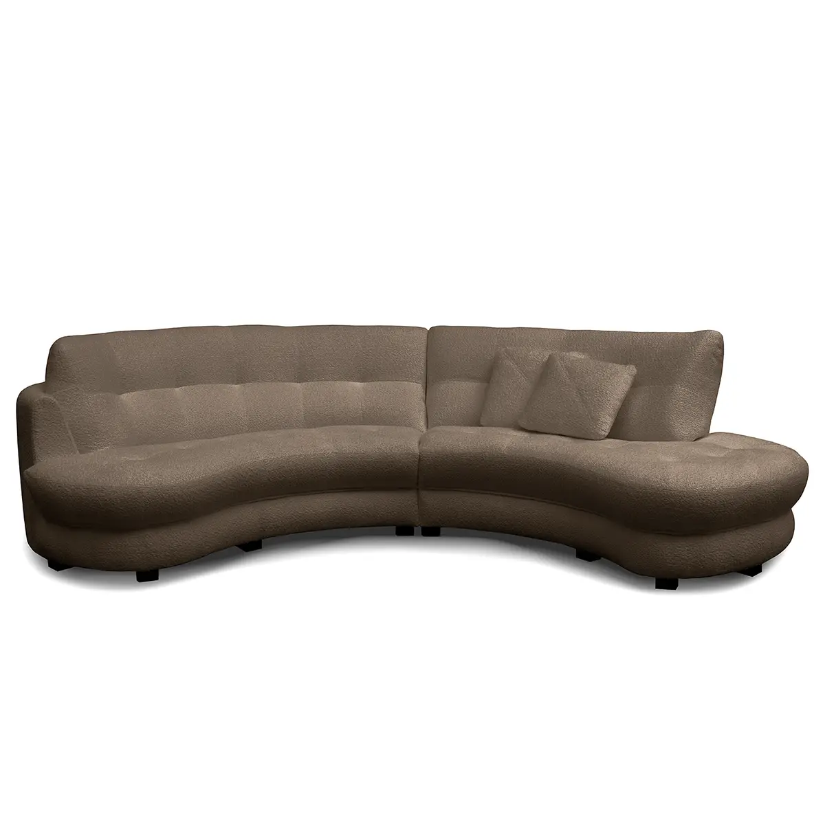 Ecksofa Roulette | Grau