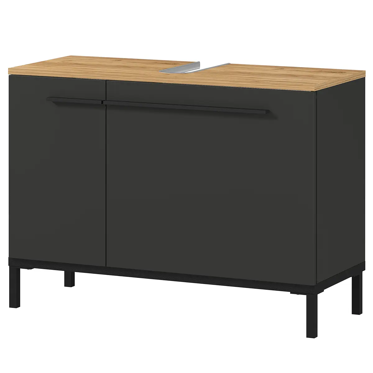 Waschbeckenunterschrank Yonkers | Grau