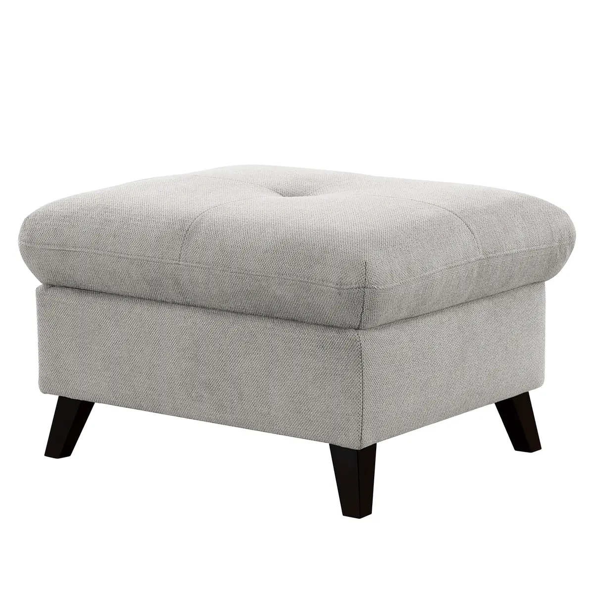 Polsterhocker Wintertime | Grau