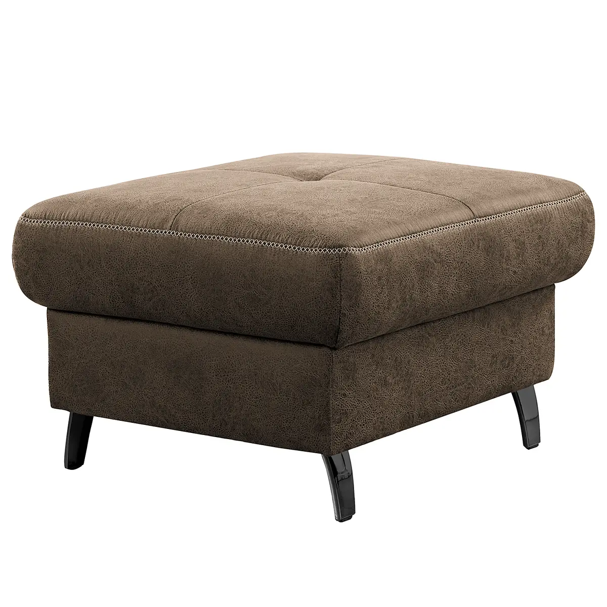 Polsterhocker WadiWOOD | Braun