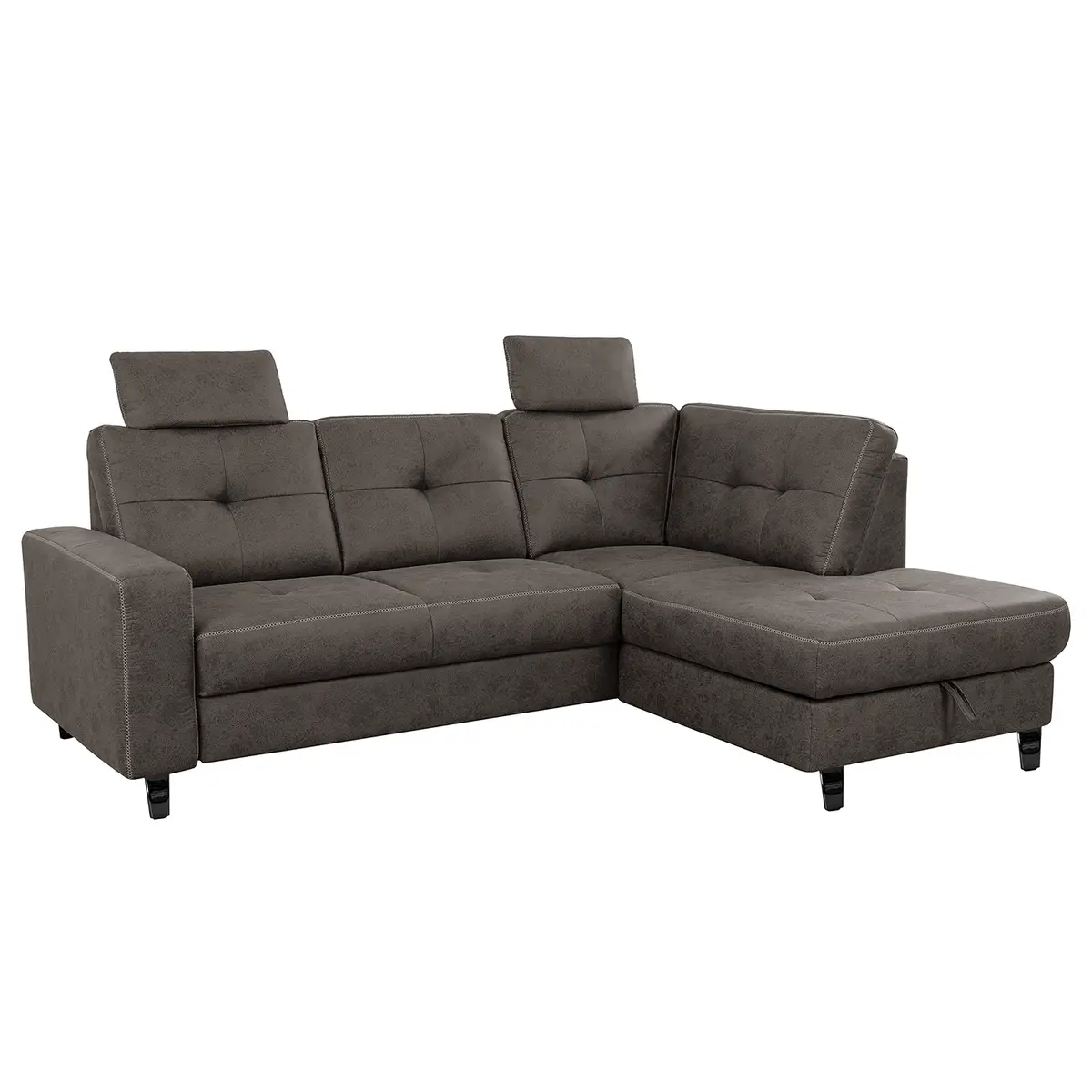 Ecksofa WadiWOOD III | Grau