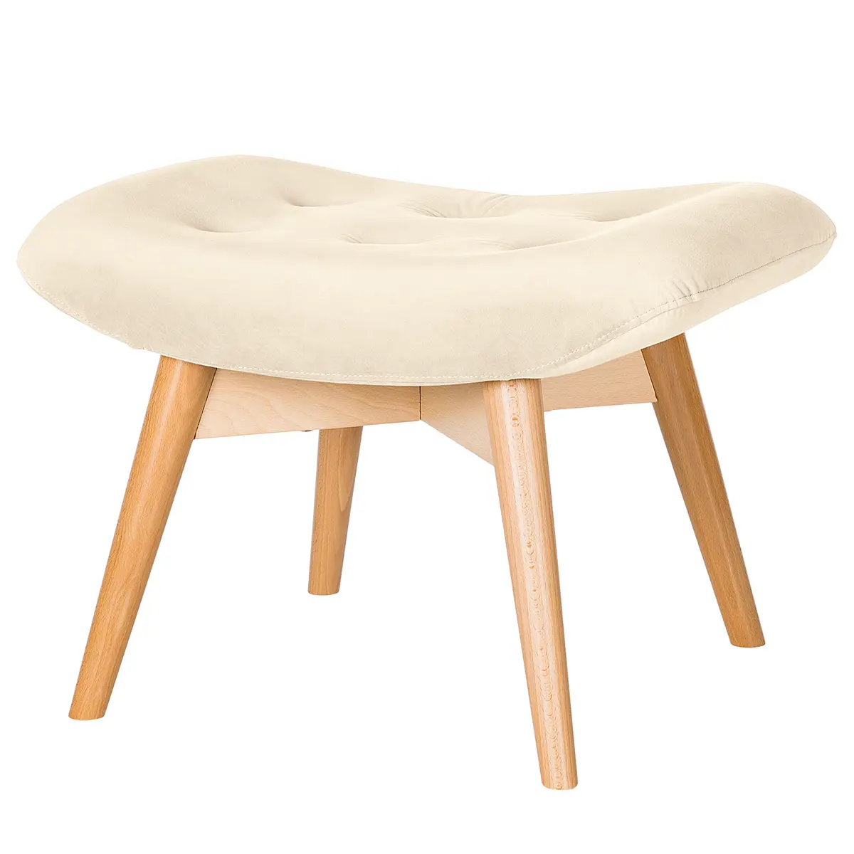 Polsterhocker Vaia | Beige