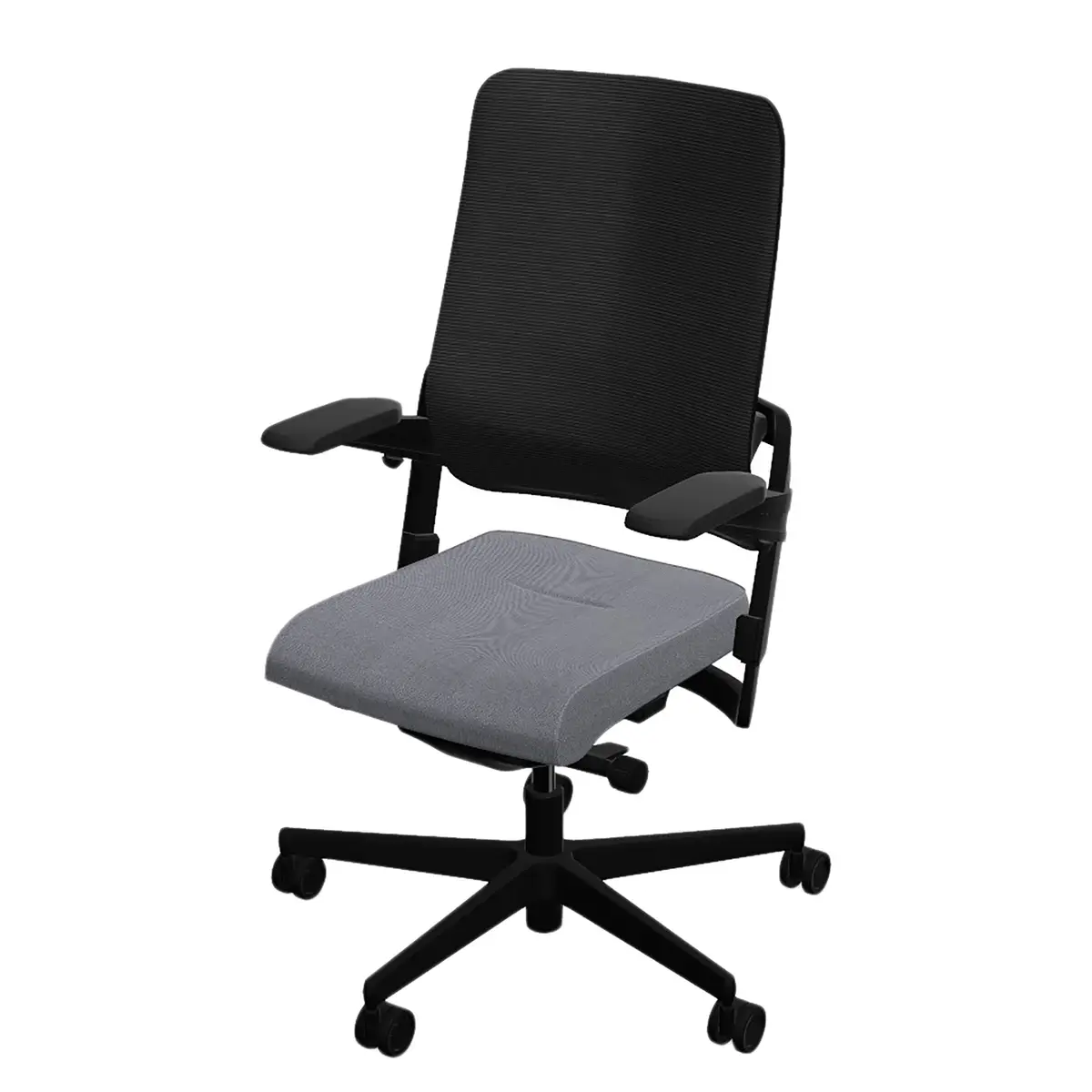 Ergonomischer Bürostuhl XILIUM TYP B | Grau