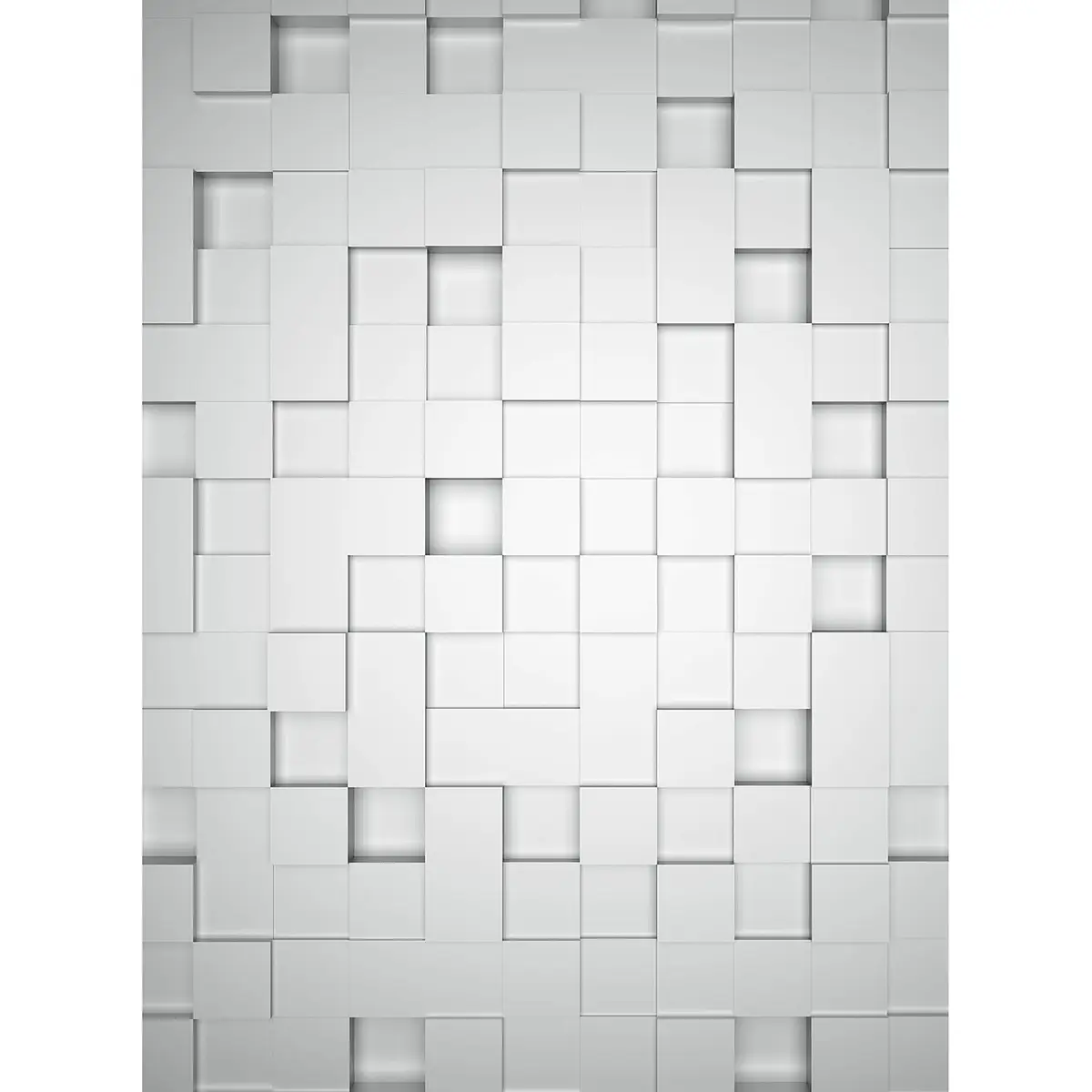 Fototapete 3D Cubes 1cm | Grau