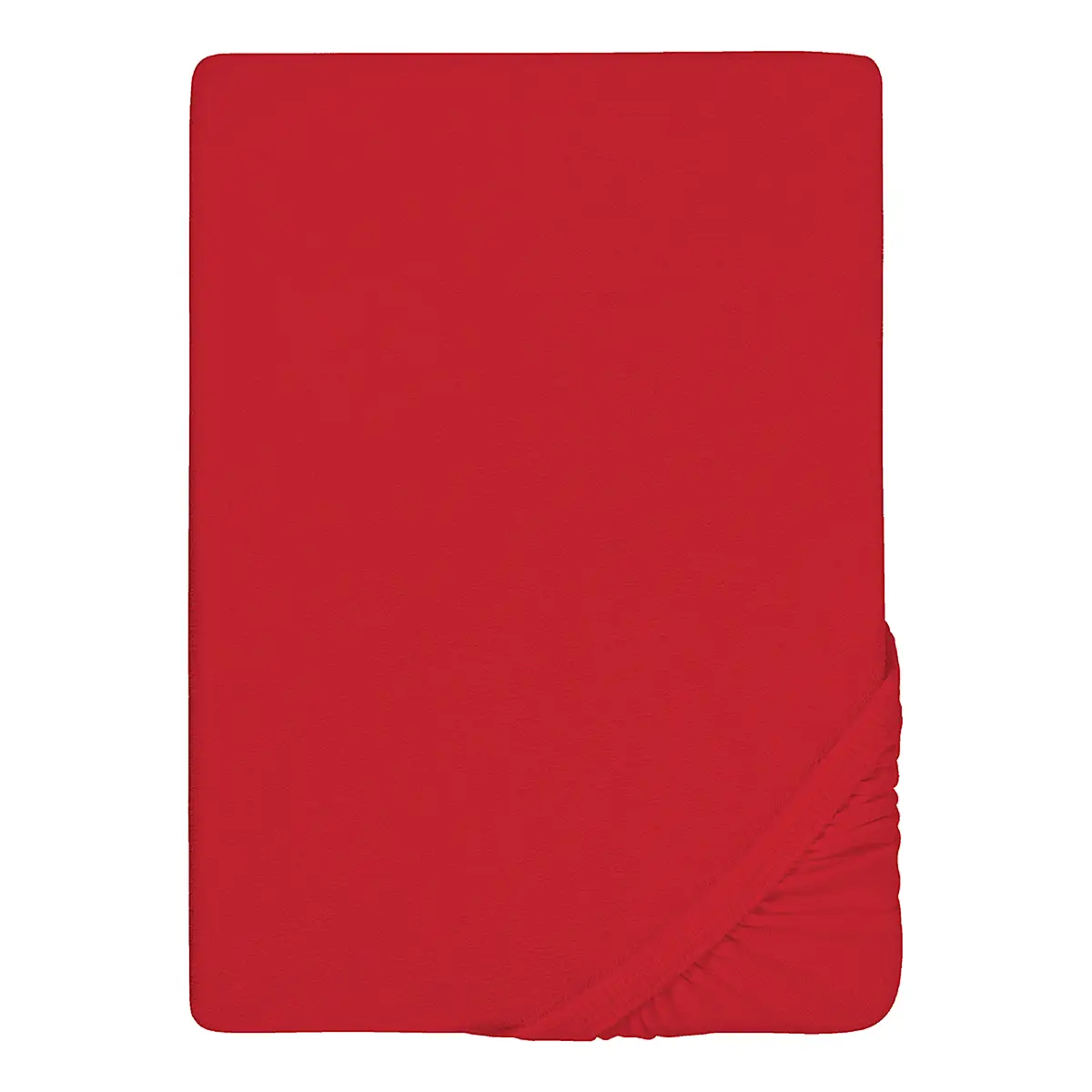 Frottee-Stretch-Spannbettlaken 0012344 | Rot