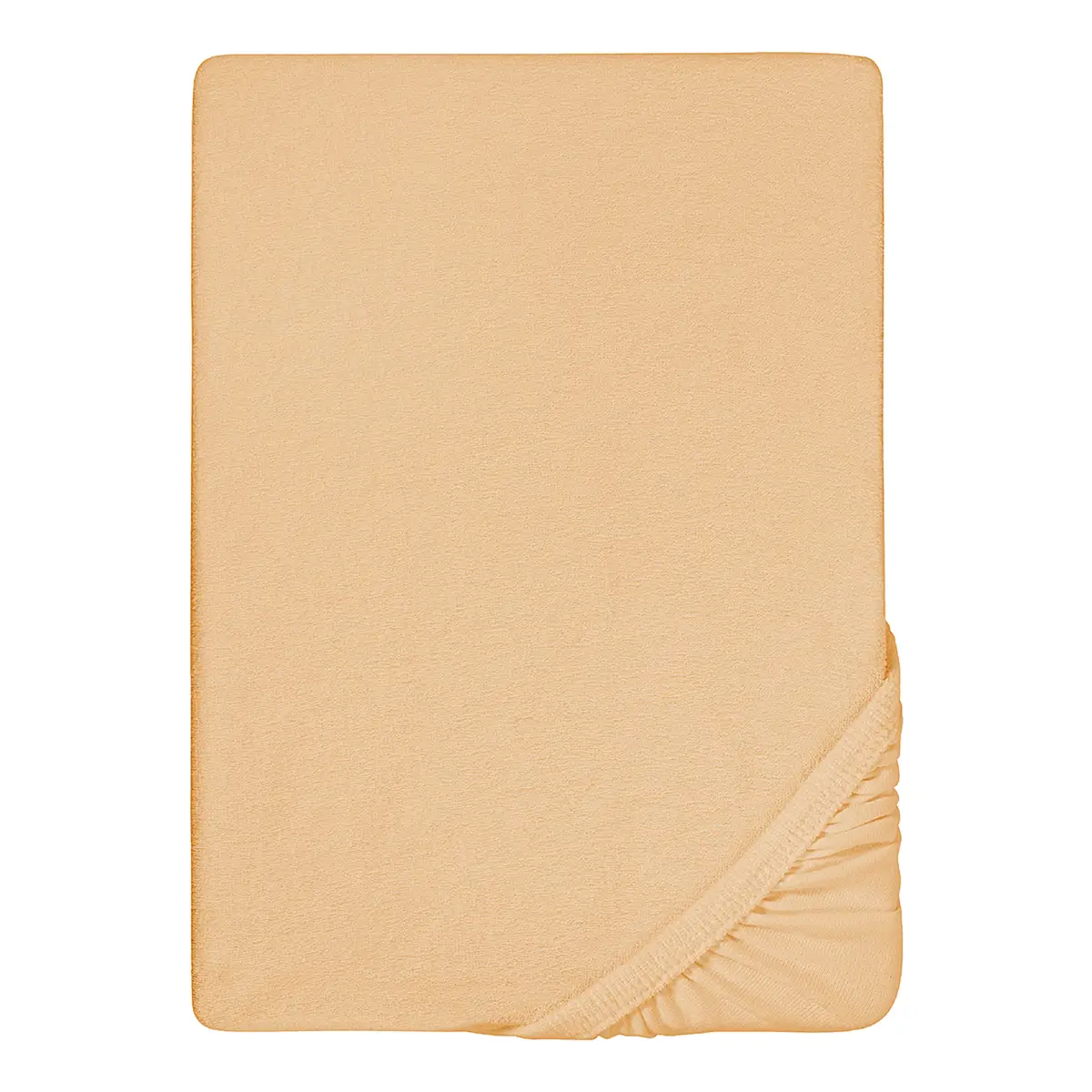 Frottee-Stretch-Spannbettlaken 0012344 | Gold