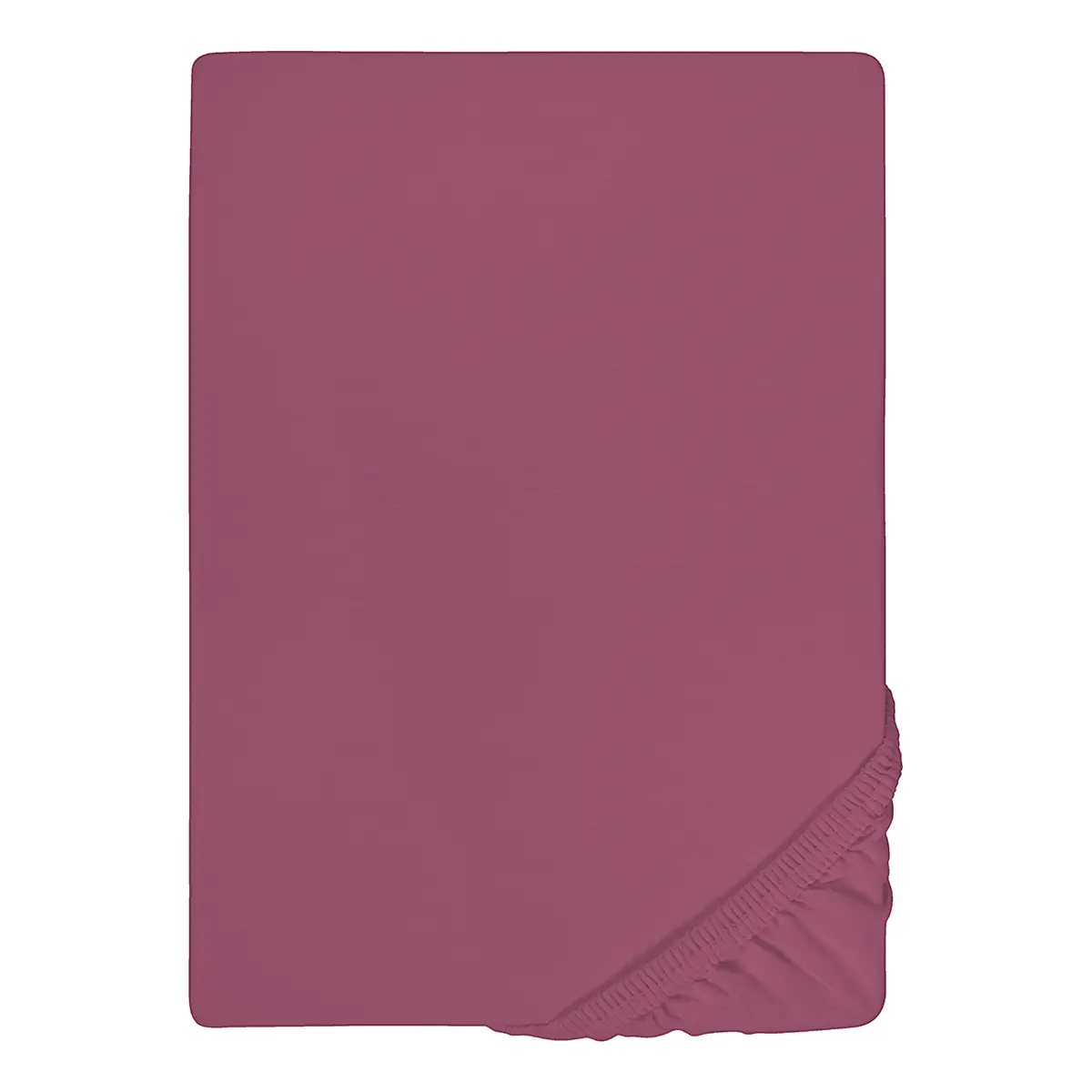 Jersey-Elastic-Spannbetttuch 0077866 | Rot