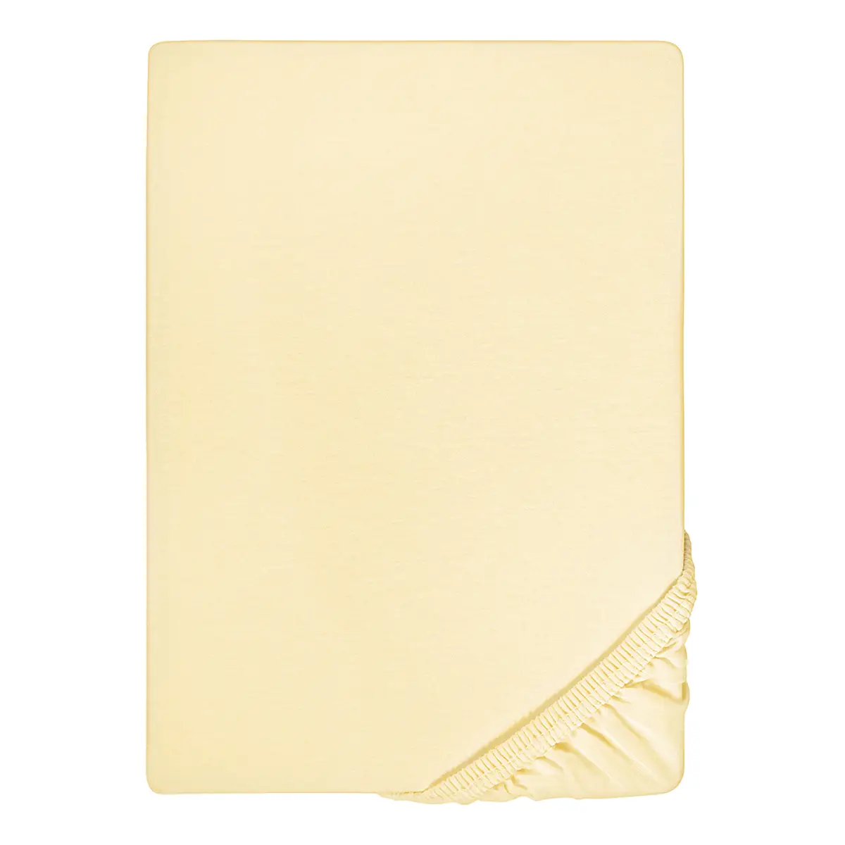 Jersey-Elastic-Spannbetttuch 0077866 | Gelb