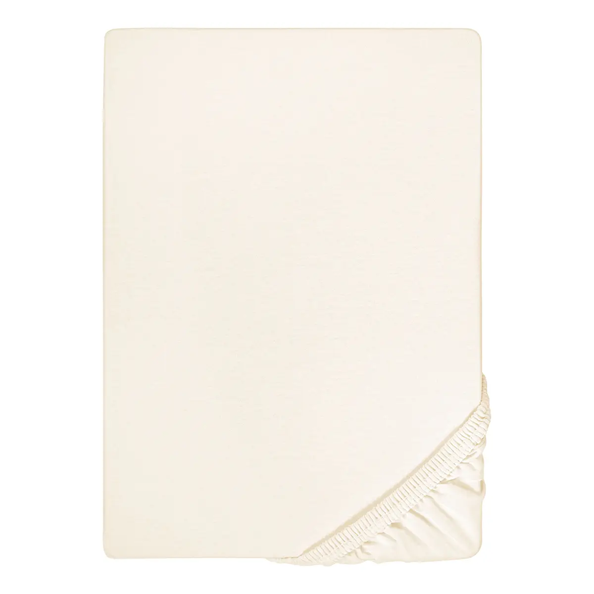 Jersey-Elastic-Spannbetttuch 0077866 | Beige