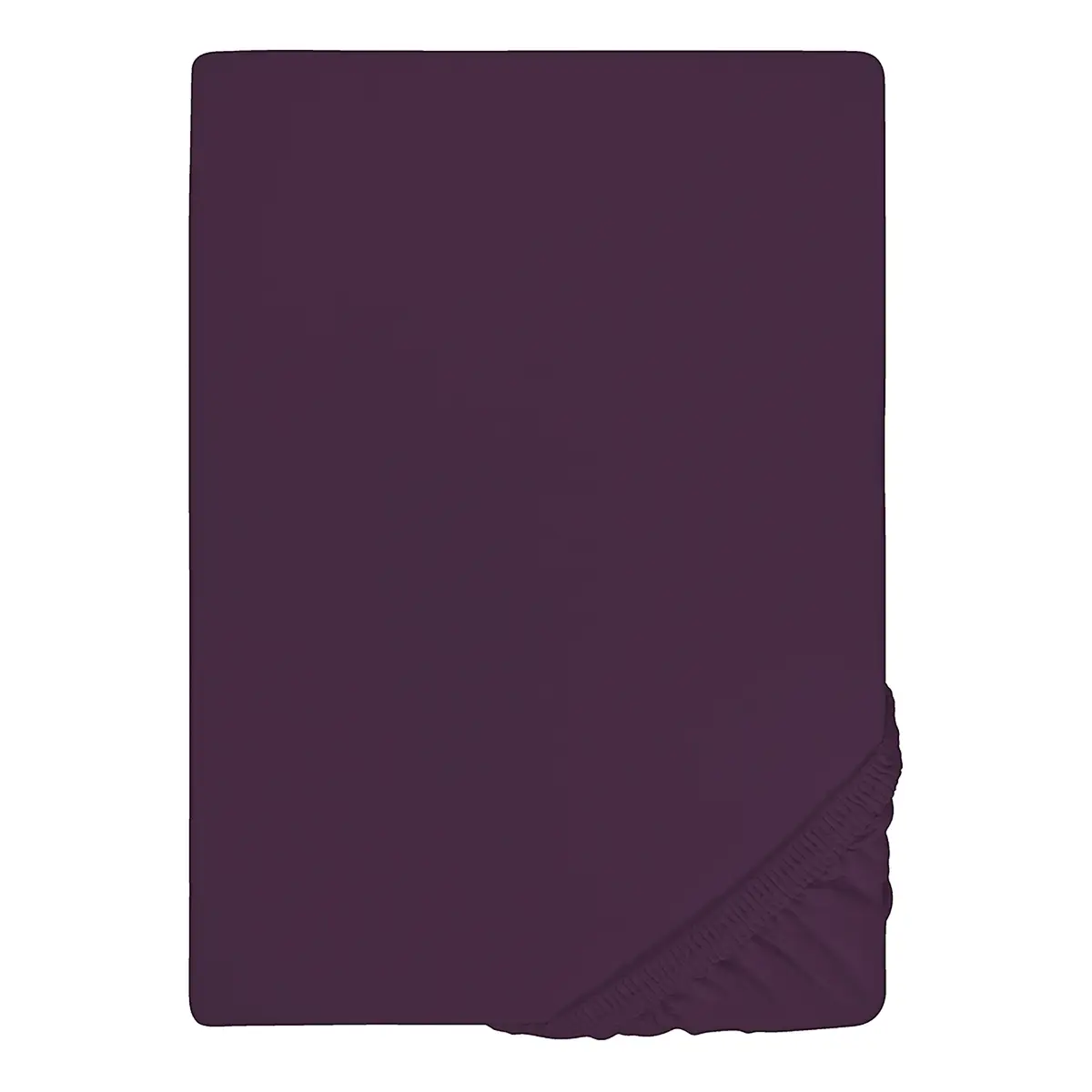 Jersey-Elastic-Spannbetttuch 0077866 | Lila