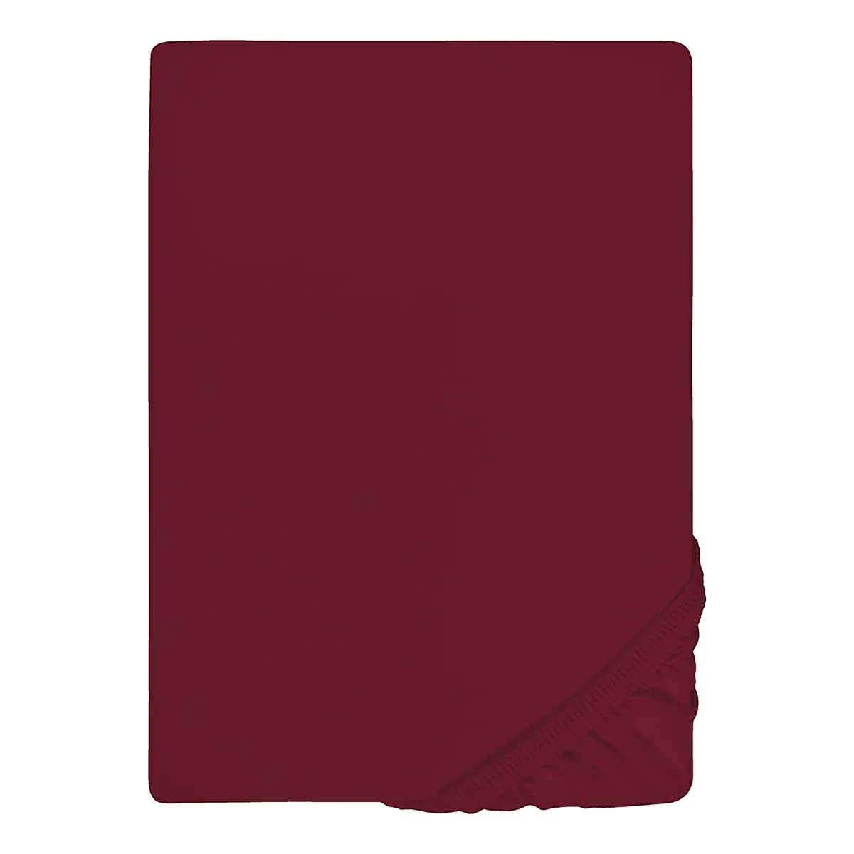 Biberna Feinjersey Spannbettuch 0077144 | Rot