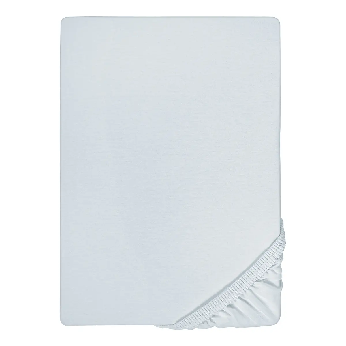 Jersey-Elastic-Spannbetttuch 0077866 | Blau