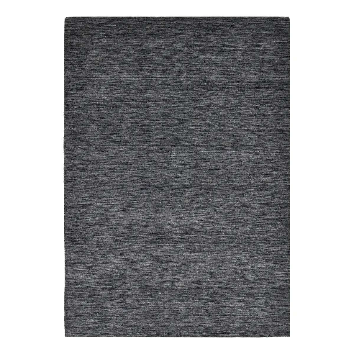 Wollteppich List Grau/Dunkelgrau 170 x 240cm | Grau