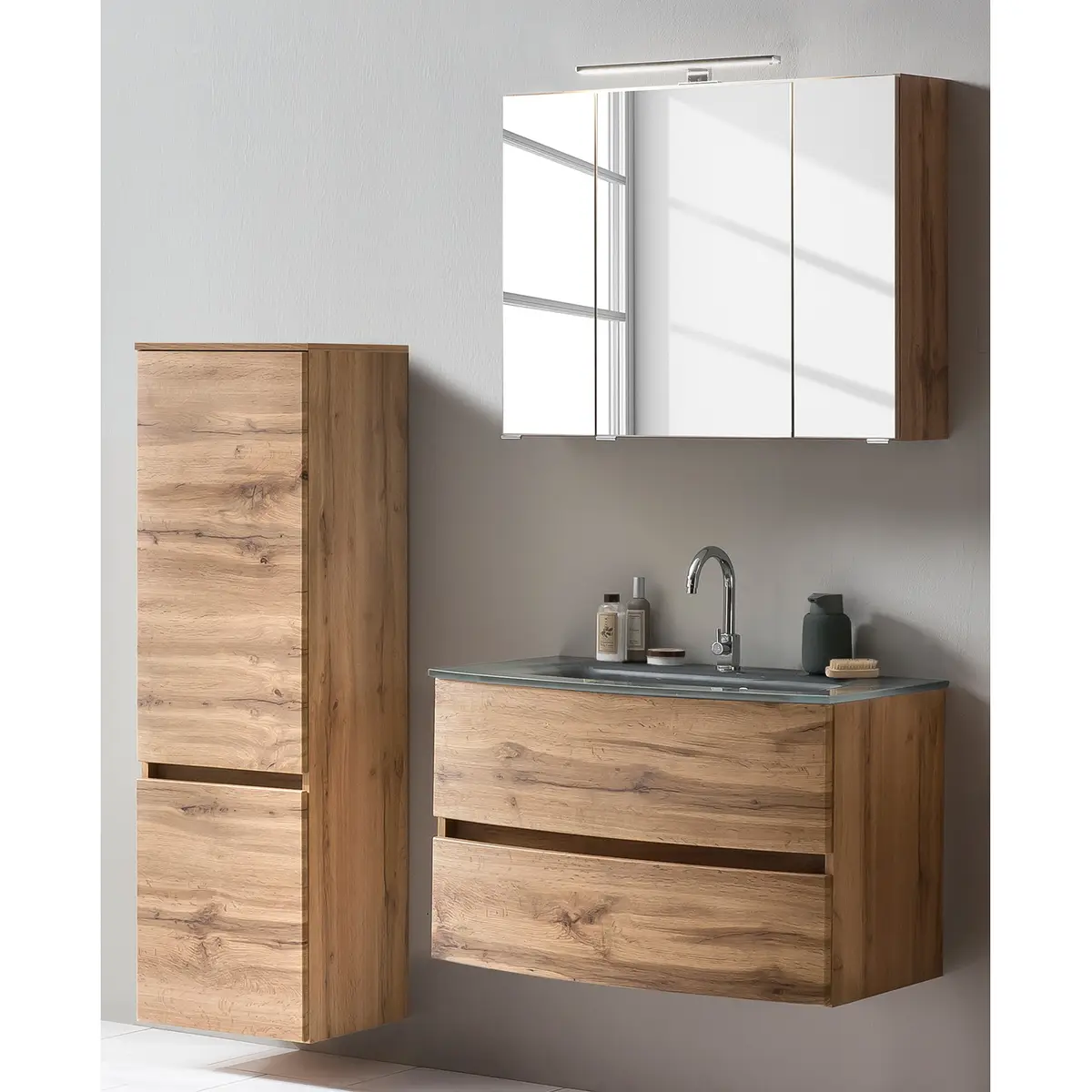 Badezimmerset VI | Braun