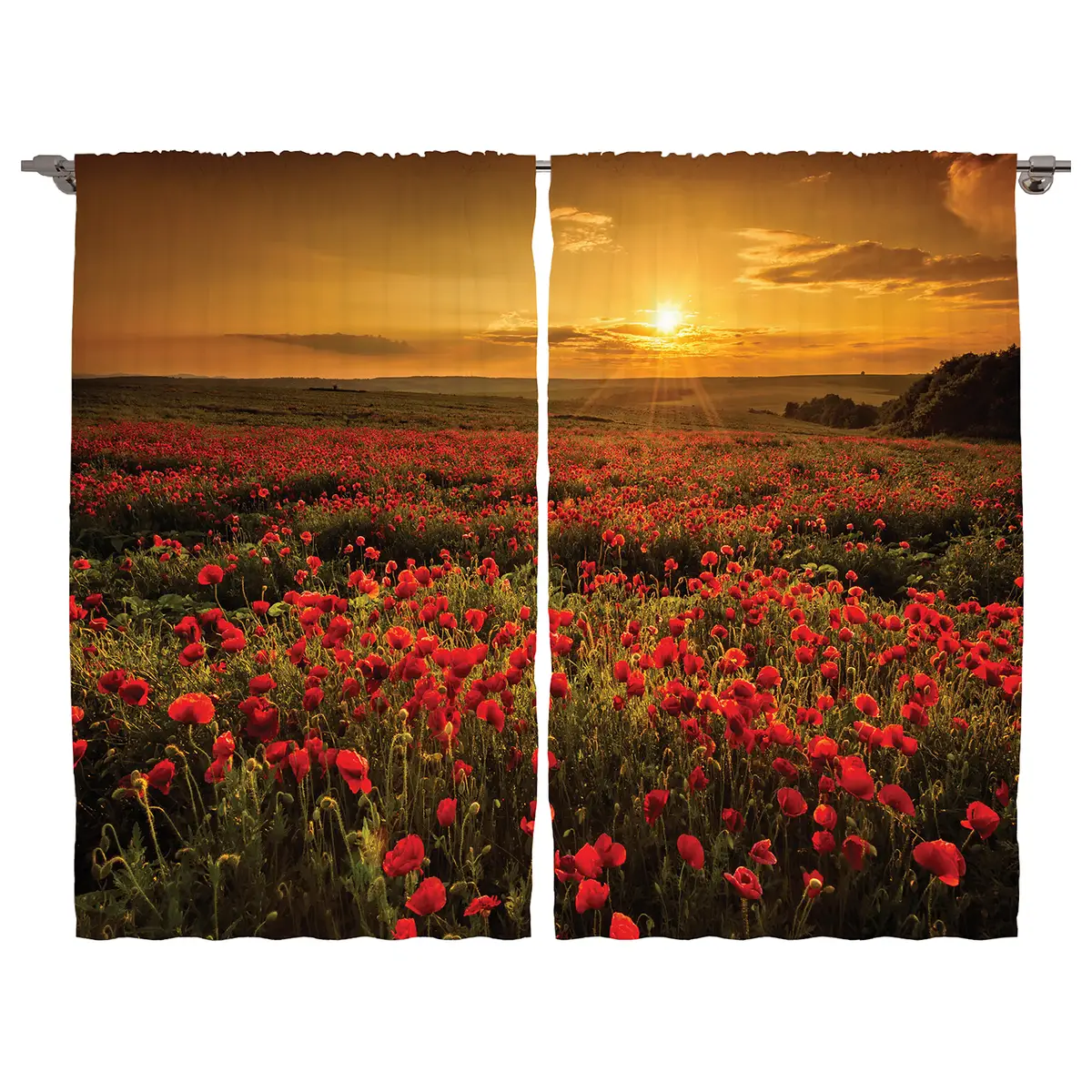 Fertiggardine Mohn | Rot