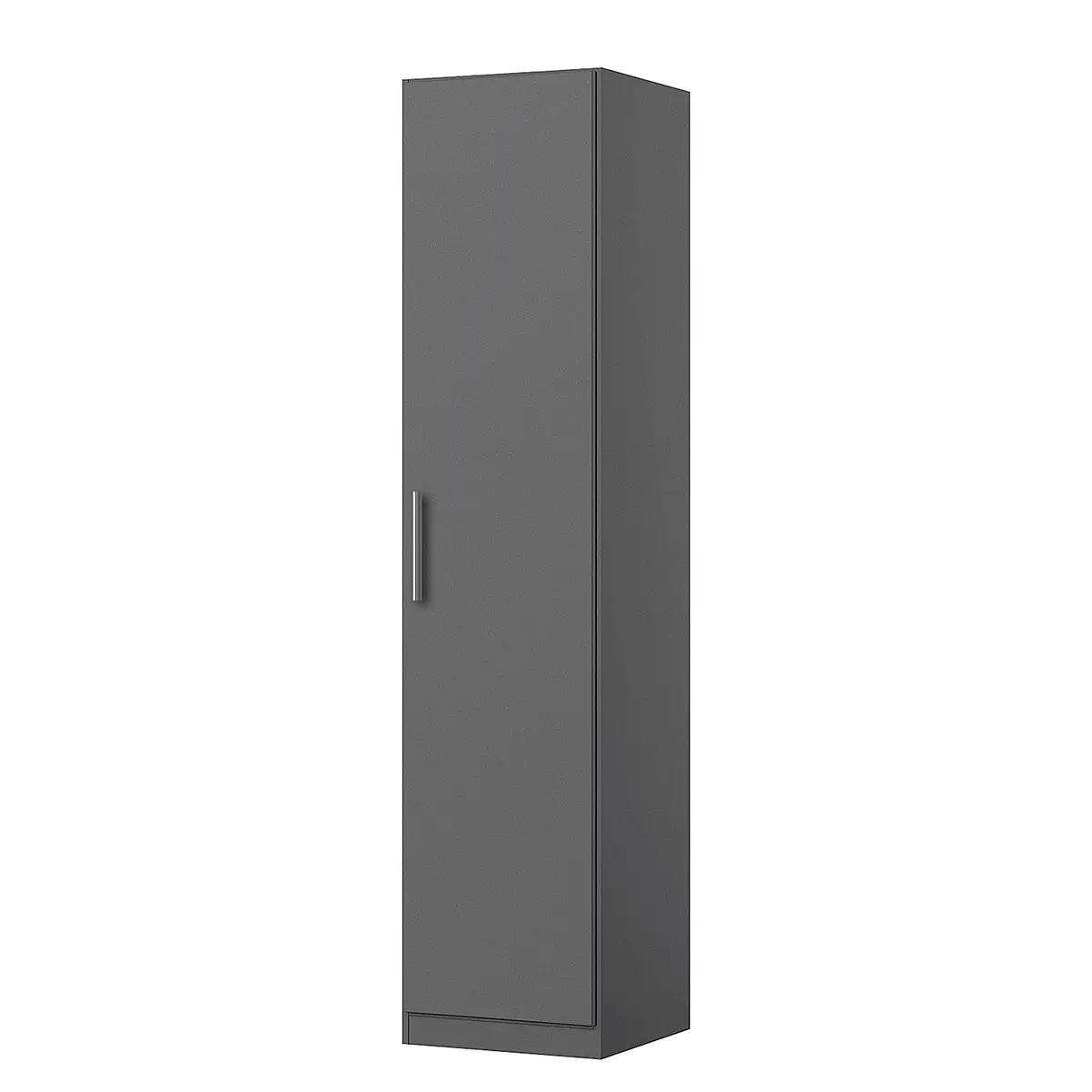 Drehtürenschrank V 47 x 197cm Grau/Graumetallic | Grau