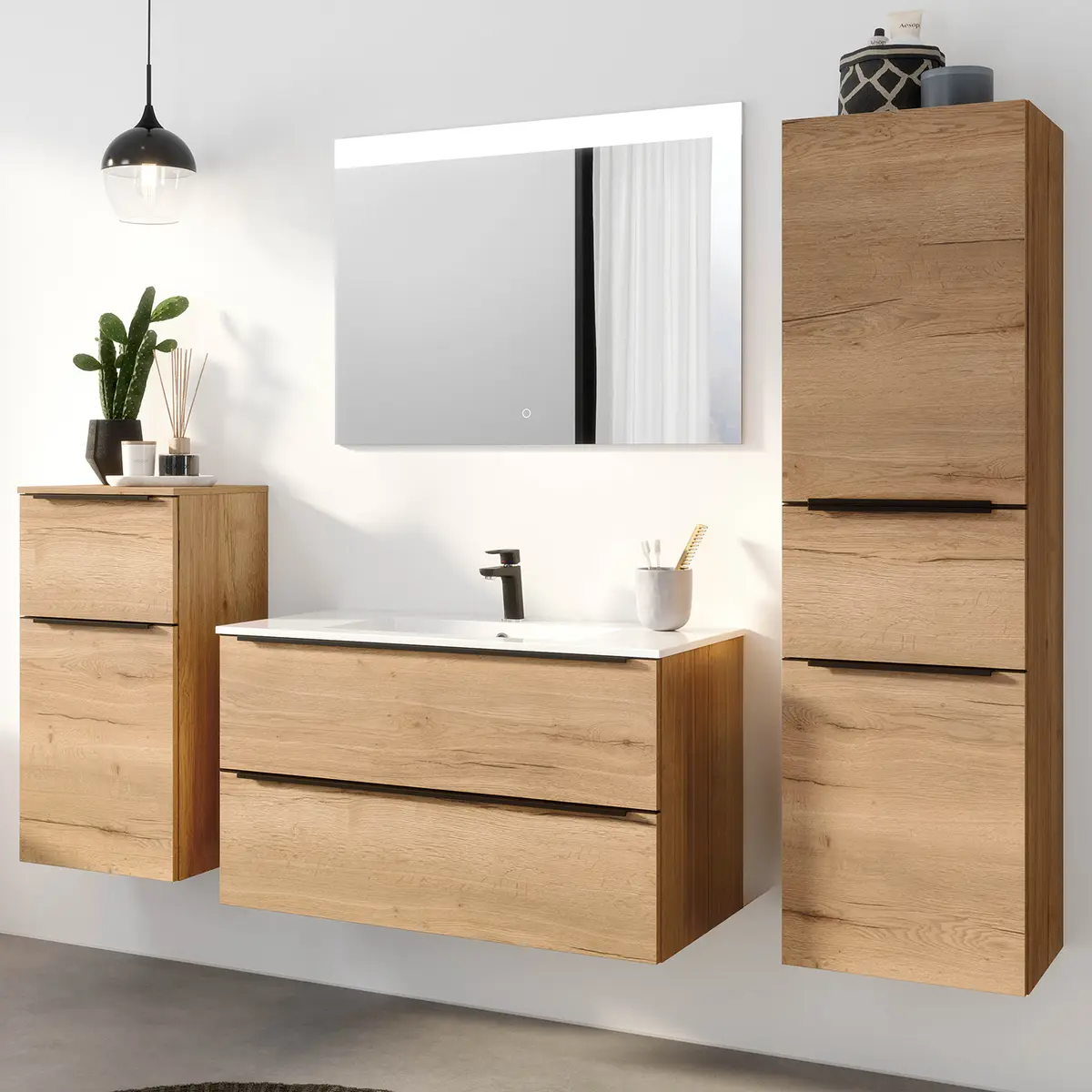 Badezimmerset MYBA VI | Braun
