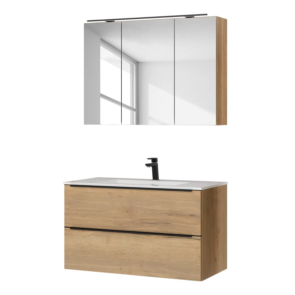 Badezimmerset MYBA IV 2-teilig | Braun