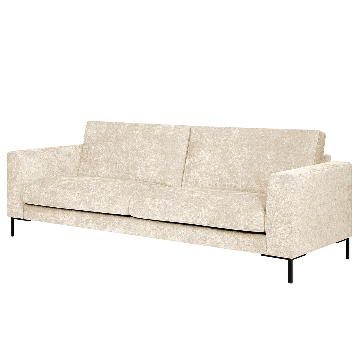 2,5-Sitzer Sofa Beige Chenille Alita | Beige