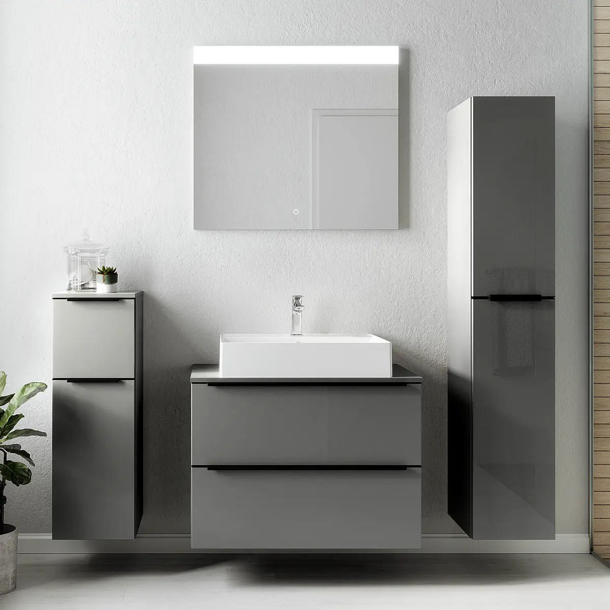 Badezimmerset MYBA XXIII | Grau